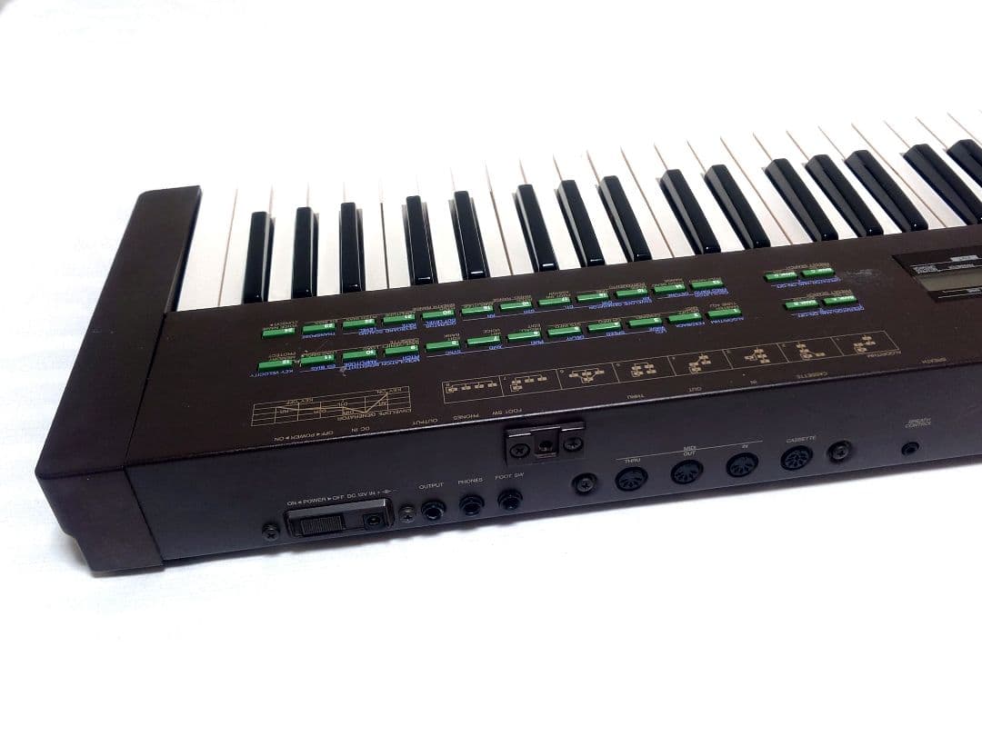 YAMAHA DX27 FM音源 61鍵 ヤマハ シンセ 80年代 出音難あり - メルカリ