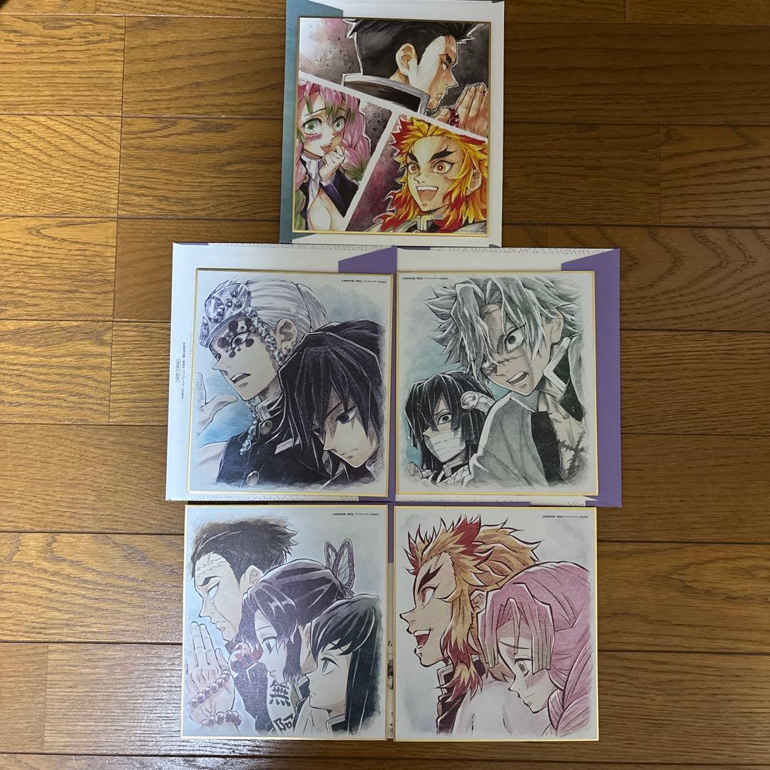 鬼滅の刃 ランダム複製ミニ色紙 - メルカリ