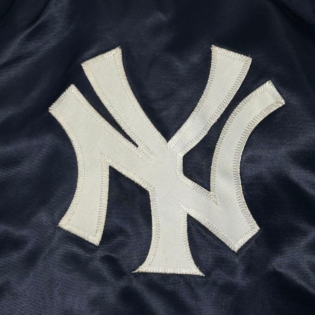 MLBヤンキースナイロンスタジャンビッグロゴ刺繍ワッペンクーパーズ