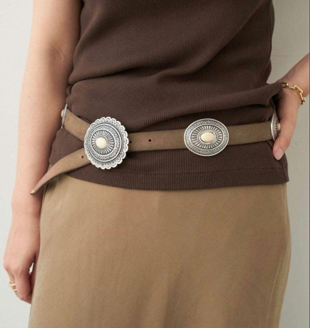 Deuxieme Classe プントヴィータ コンチョベルト PUNTOVITA/プントヴィータ】BIG CONCHO BELT（ベルト）｜Deuxieme