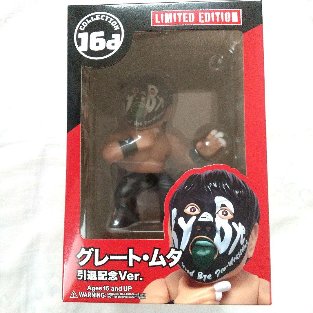 未開封】グレート・ムタ フィギュア 引退記念Ver. 新聞 クリアファイル