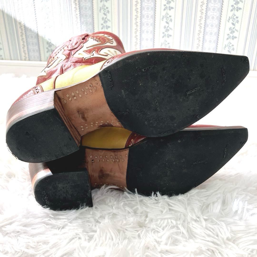 美品✨ DON QUIJOTE ドンキホーテ ウエスタンブーツ メキシカンカラー