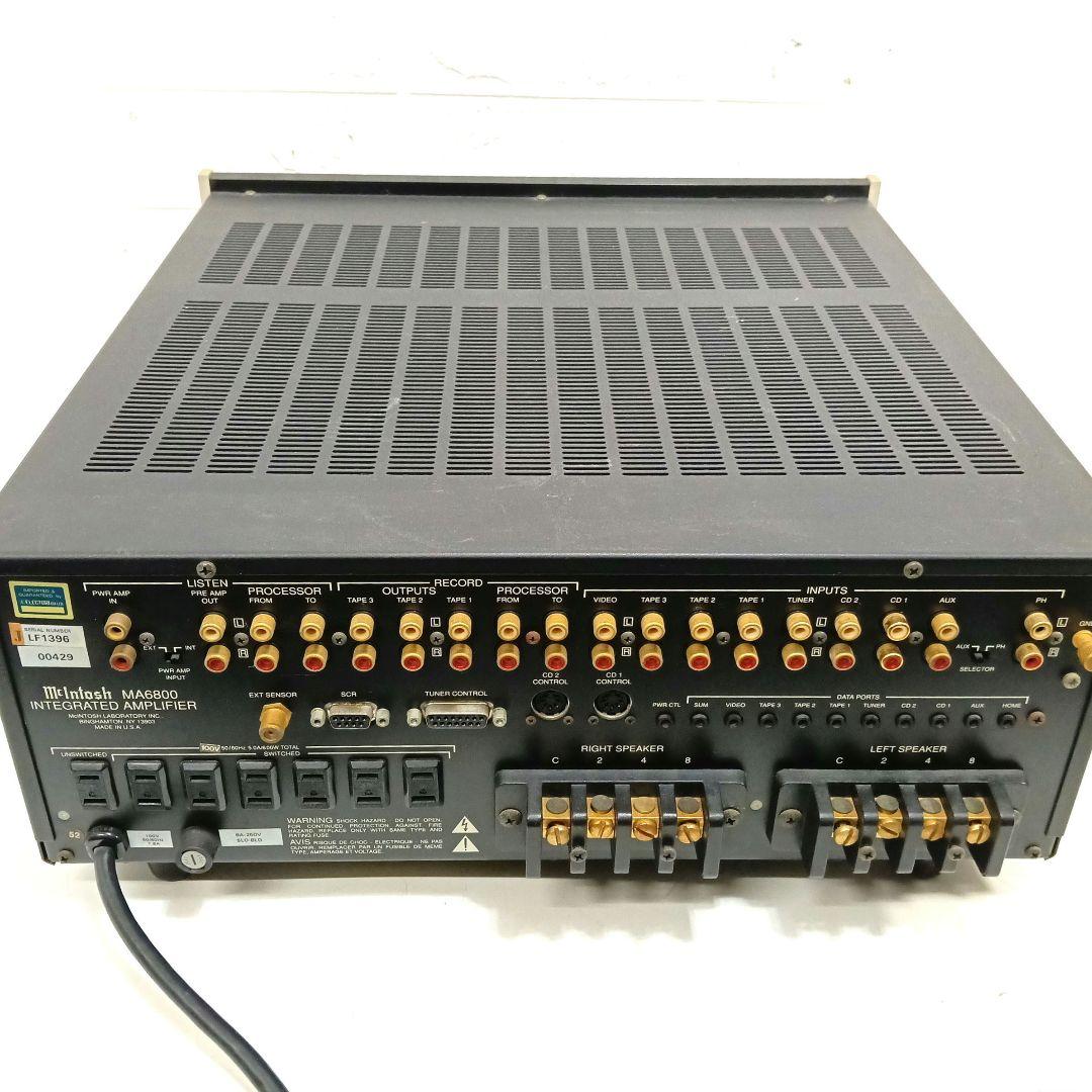 Macintosh MA6800 INTEGRATED AMPLIFIER