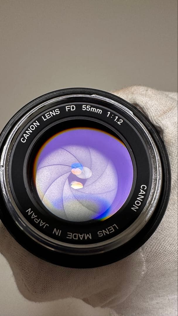 Canon FD 55 f/1.2 k&f adapter EF mount