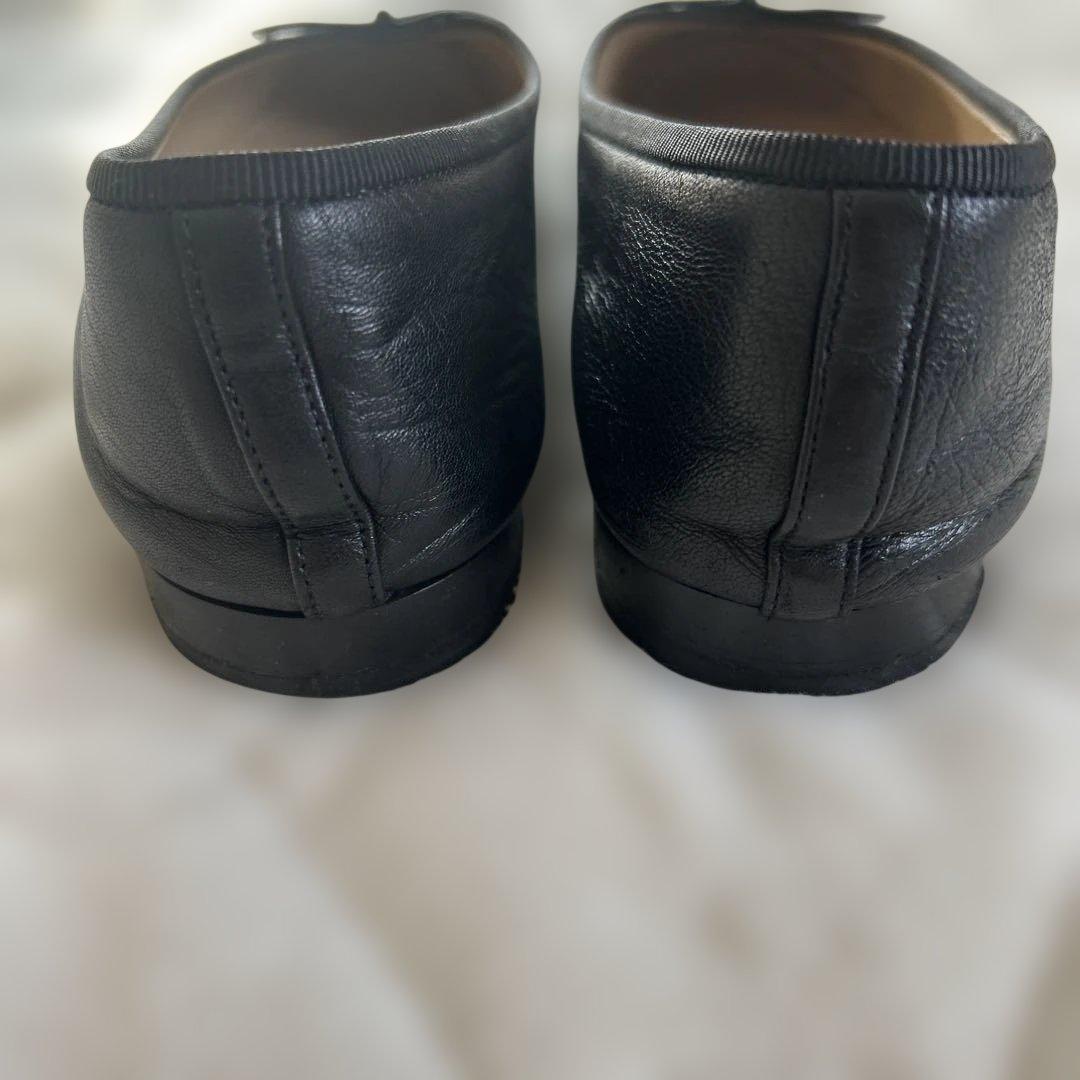 希少サイズ！シャネル バレリーナ バレエシューズ ブラック 39.5 靴