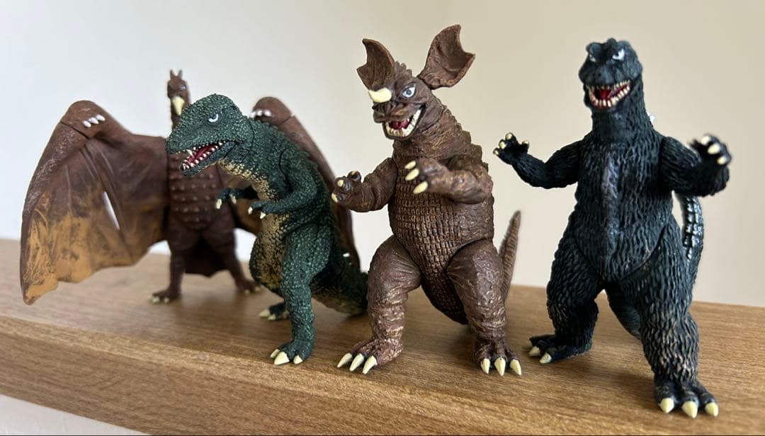 HG シリーズ ゴジラ 怪獣総進撃編 全4種セット 全塗装 フルリペイント