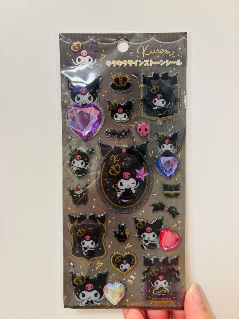 正規品 サンリオ キラキララインストーンシール ドロップジュエル