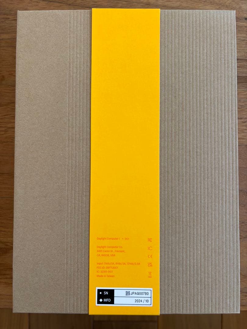 Daylight DC-1 電子ペーパー タブレット 10.5インチ 128GB Daylight DC