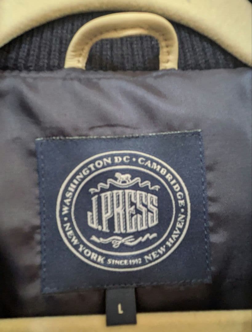 J. Press スタジャン 02 ネイビー/ホワイト Lサイズ