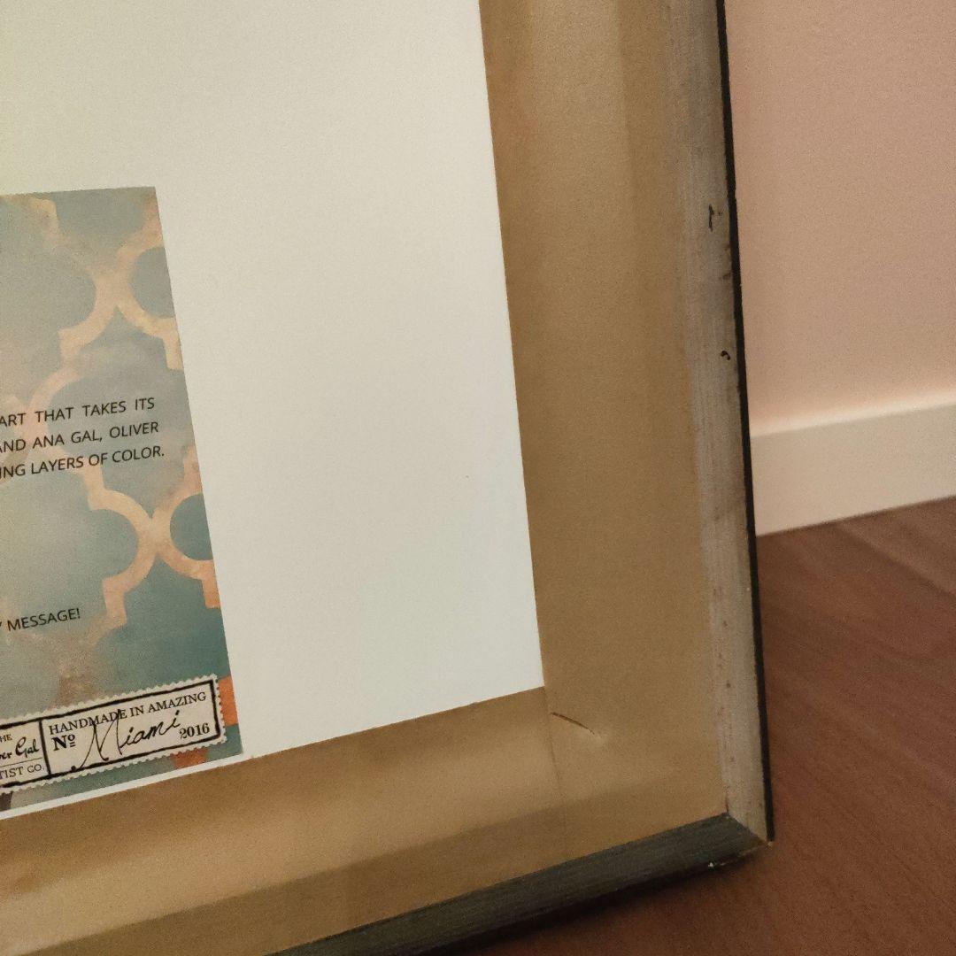 限定品】オリバーガル Chandelier 1996 ブループリント金箔アート