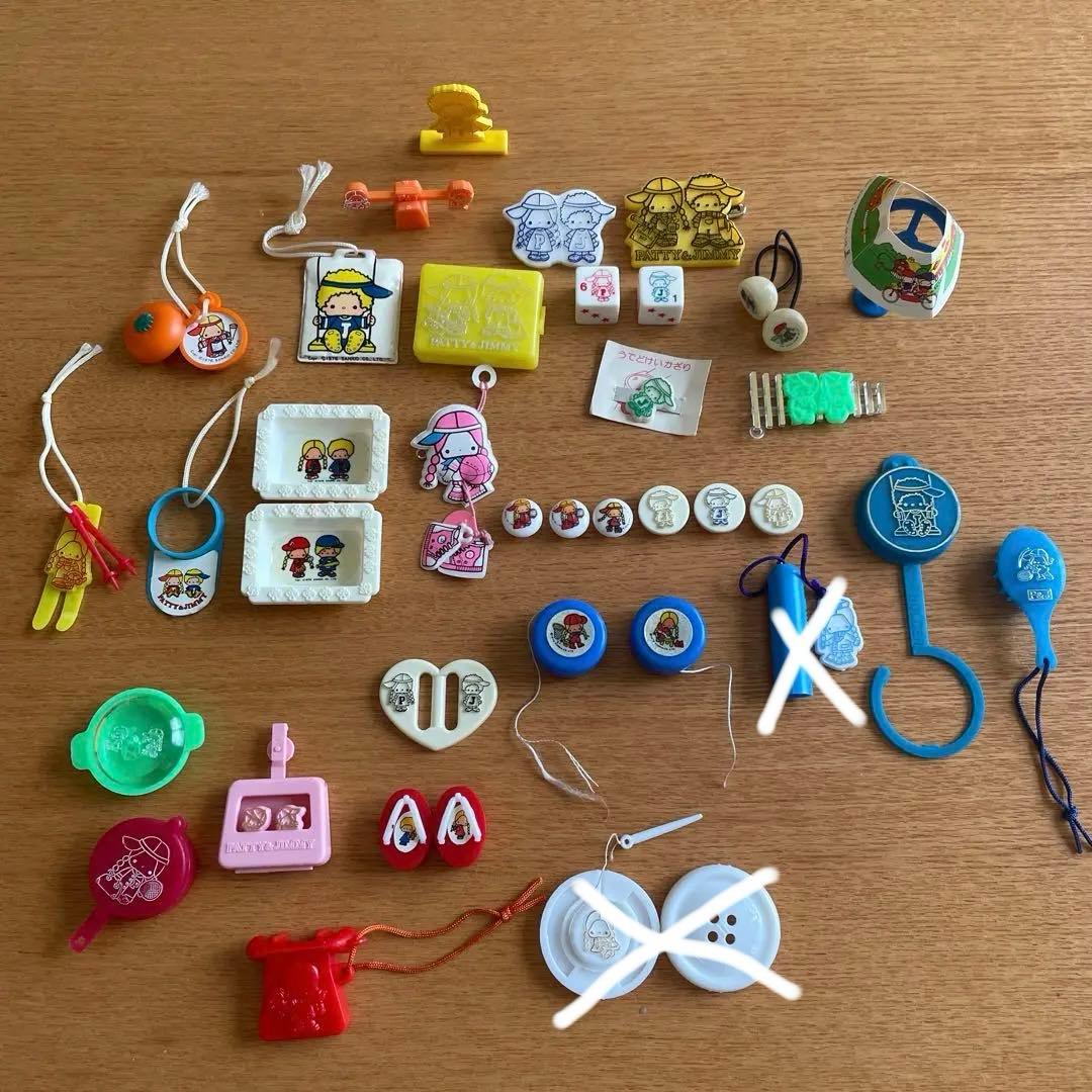 サンリオ おまけ 昭和レトロ パティ＆ジミー34点 - メルカリ