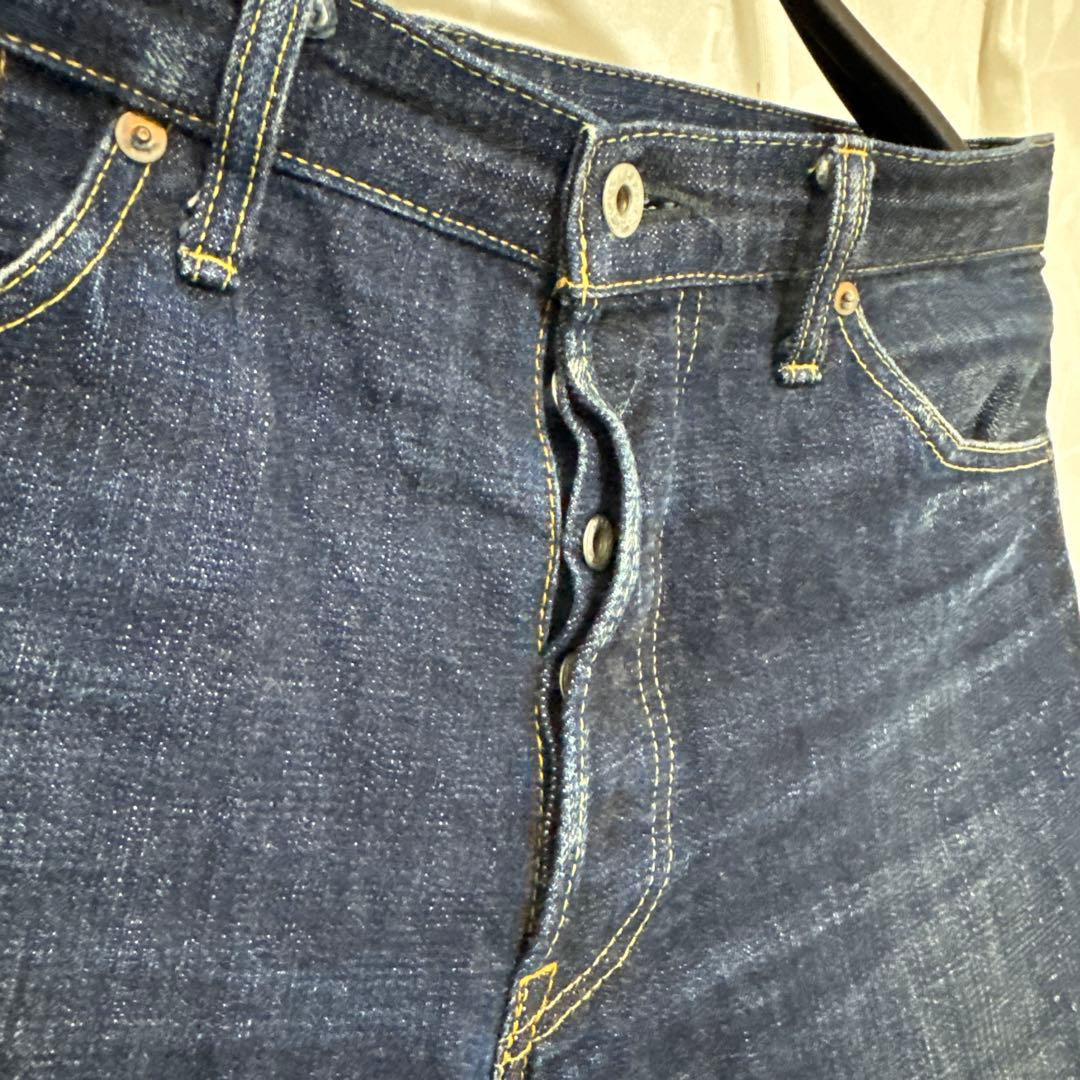 ONI DENIM 鬼デニム 濃紺セルビッジデニム ジーンズ 日本製 W33 - メルカリ