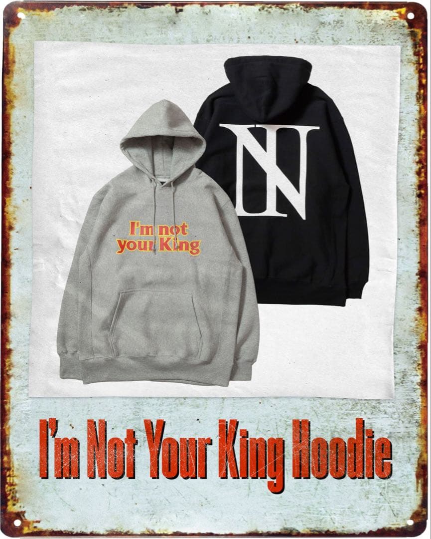 ミュージシャン THE BONEZ I'm Not Your King Hoodie L THE BONEZ I'm Not Your King Tourパーカー foodie パーカー｜Yahoo