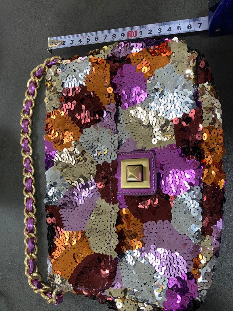 浜崎あゆみ PVで使用 スパンコールバッグ - メルカリ