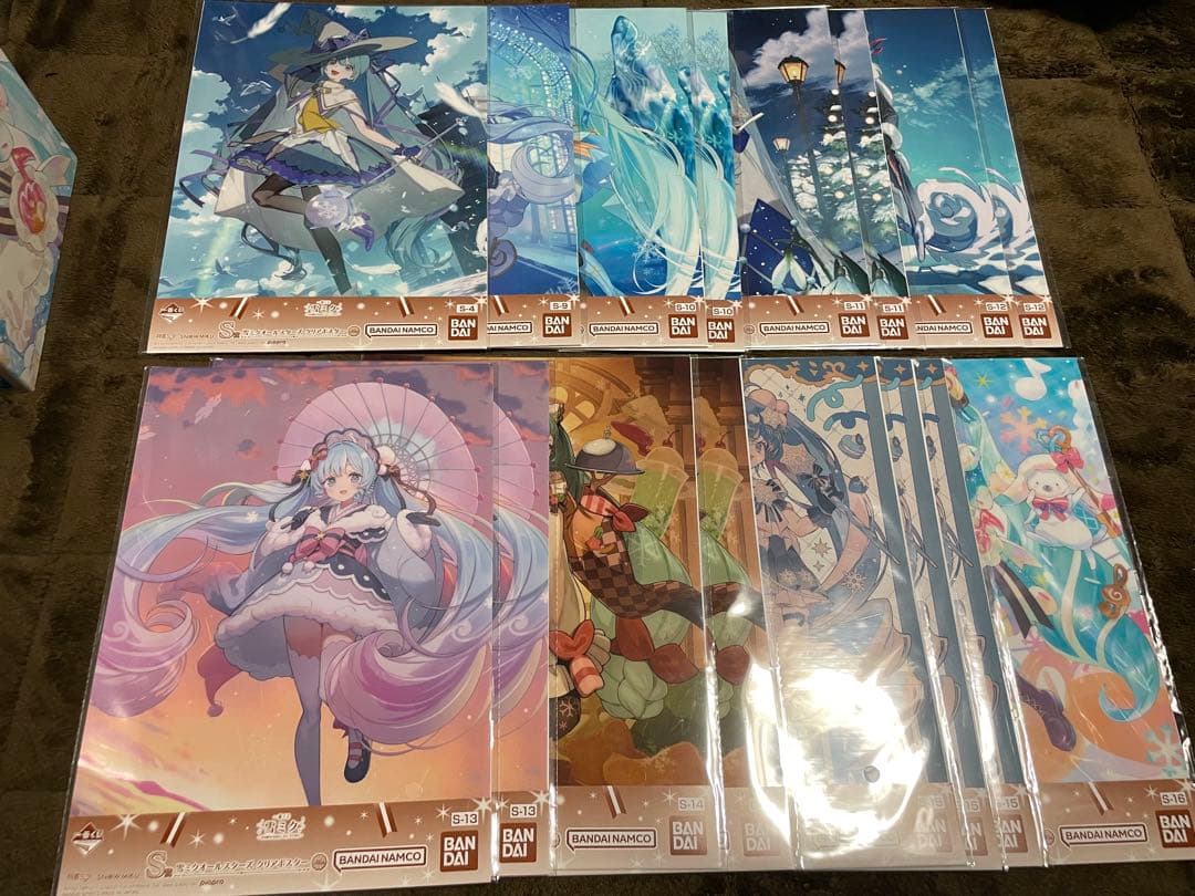 雪ミク 2026 一番くじ アクリルスタンド ラバーチャーム クリア