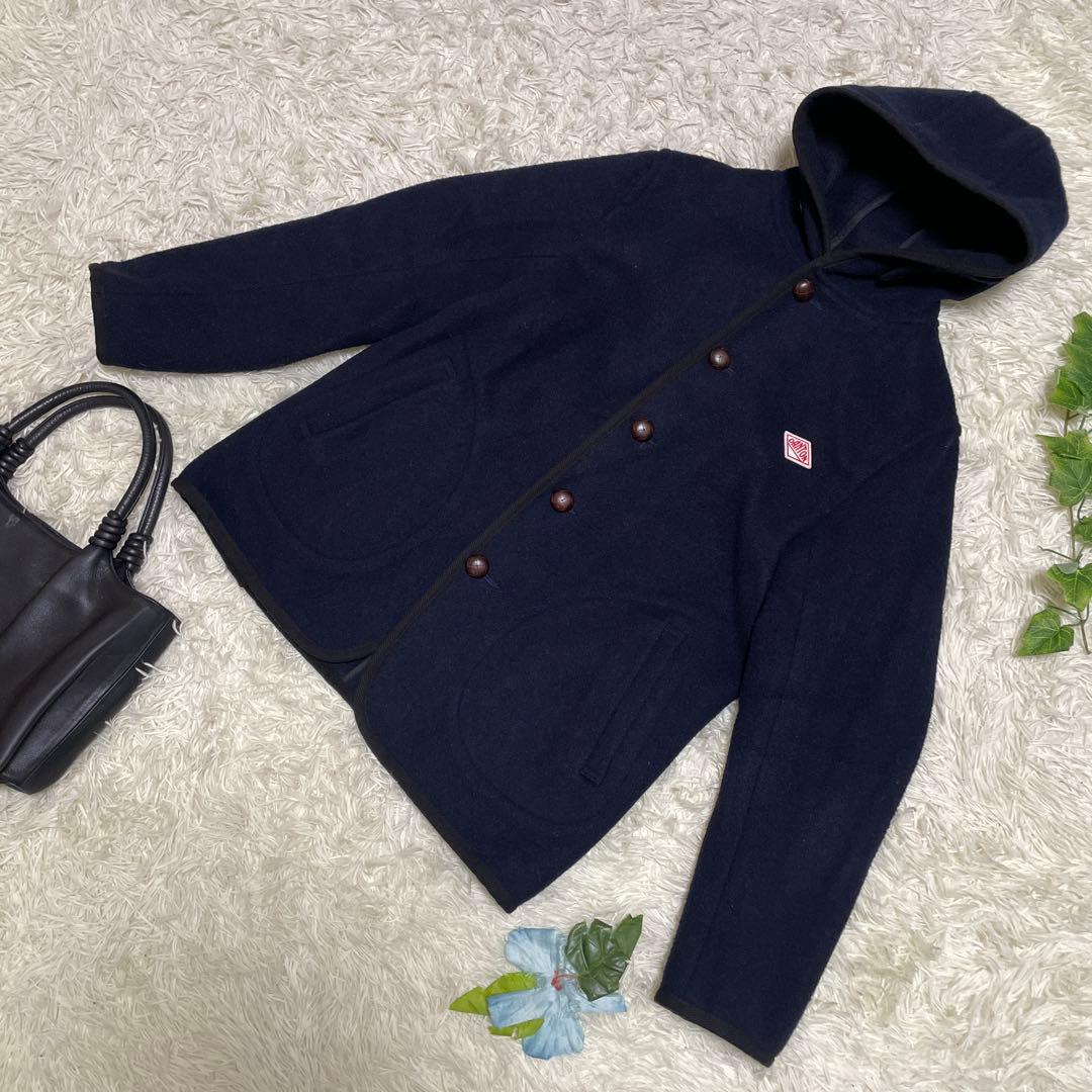 美品 DANTON ダントン ピーコート ネイビー クルミボタン 36 S - メルカリ