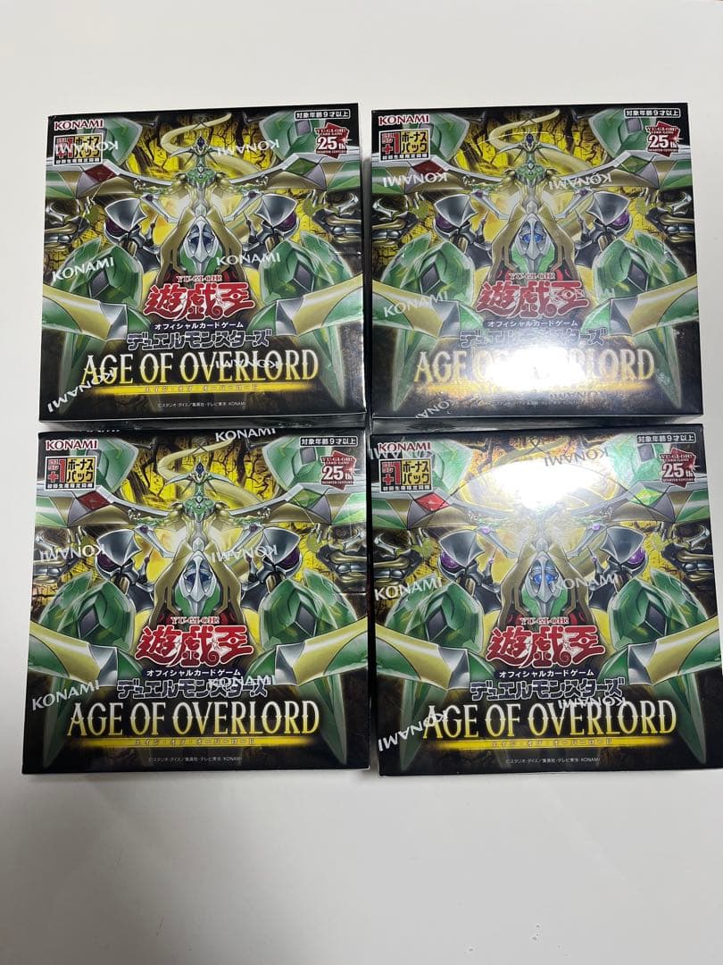 エイジオブオーバーロード 新品未開封 シュリンク付 4BOX - メルカリ