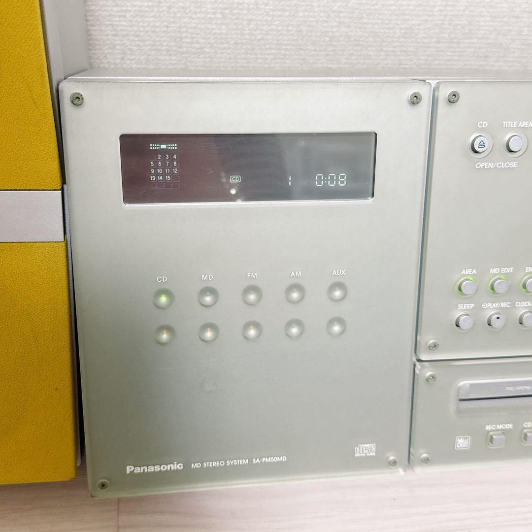 2483【日本製】Panasonic CD／MDコンポ SA-PM50 - メルカリ