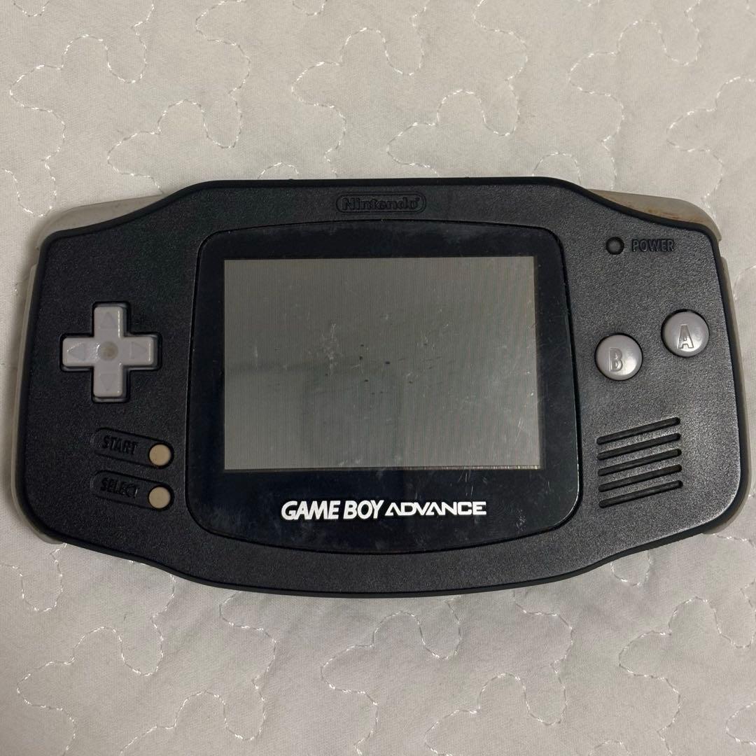 ジャンク品 ゲームボーイアドバンス 本体 ブラック - メルカリ