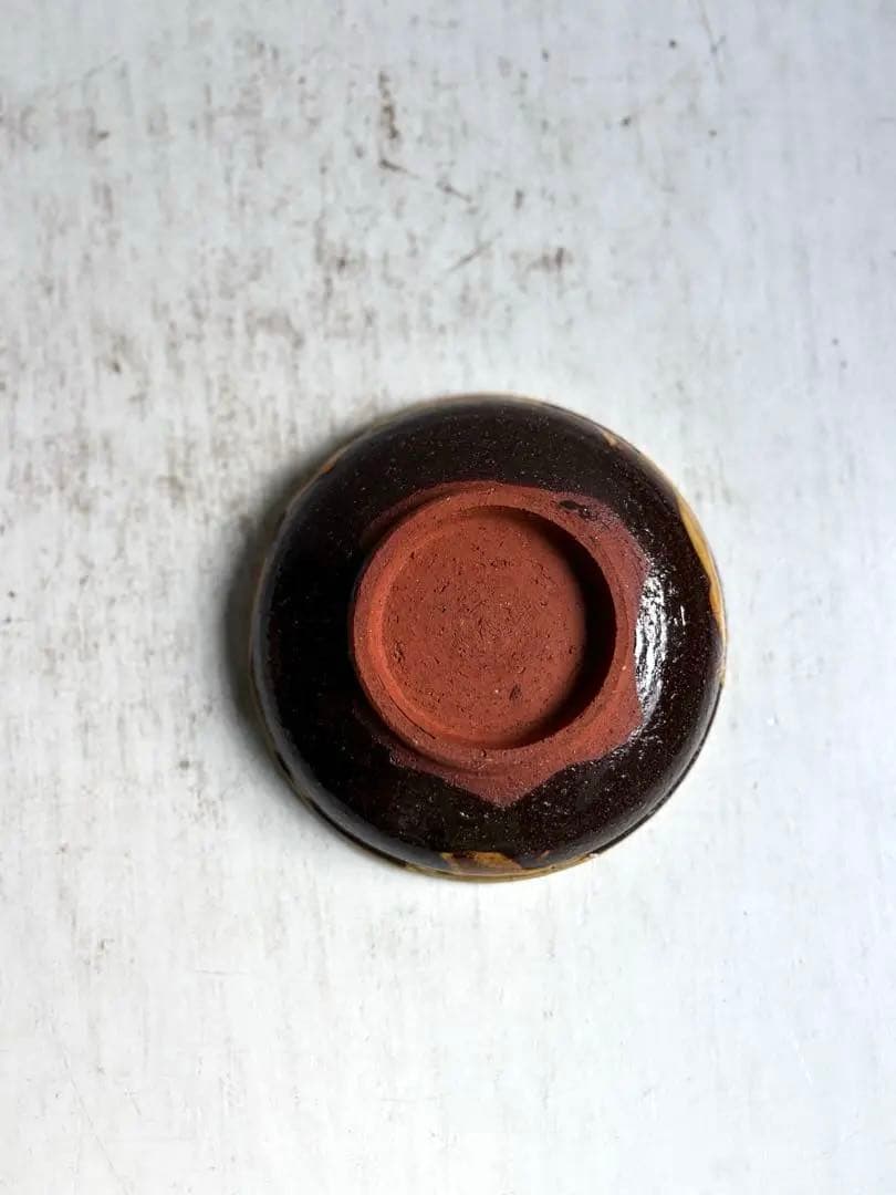 763 骨董 アンティーク 布志名焼 ガレナ釉皿 5点 民芸 柳宗悦 美品