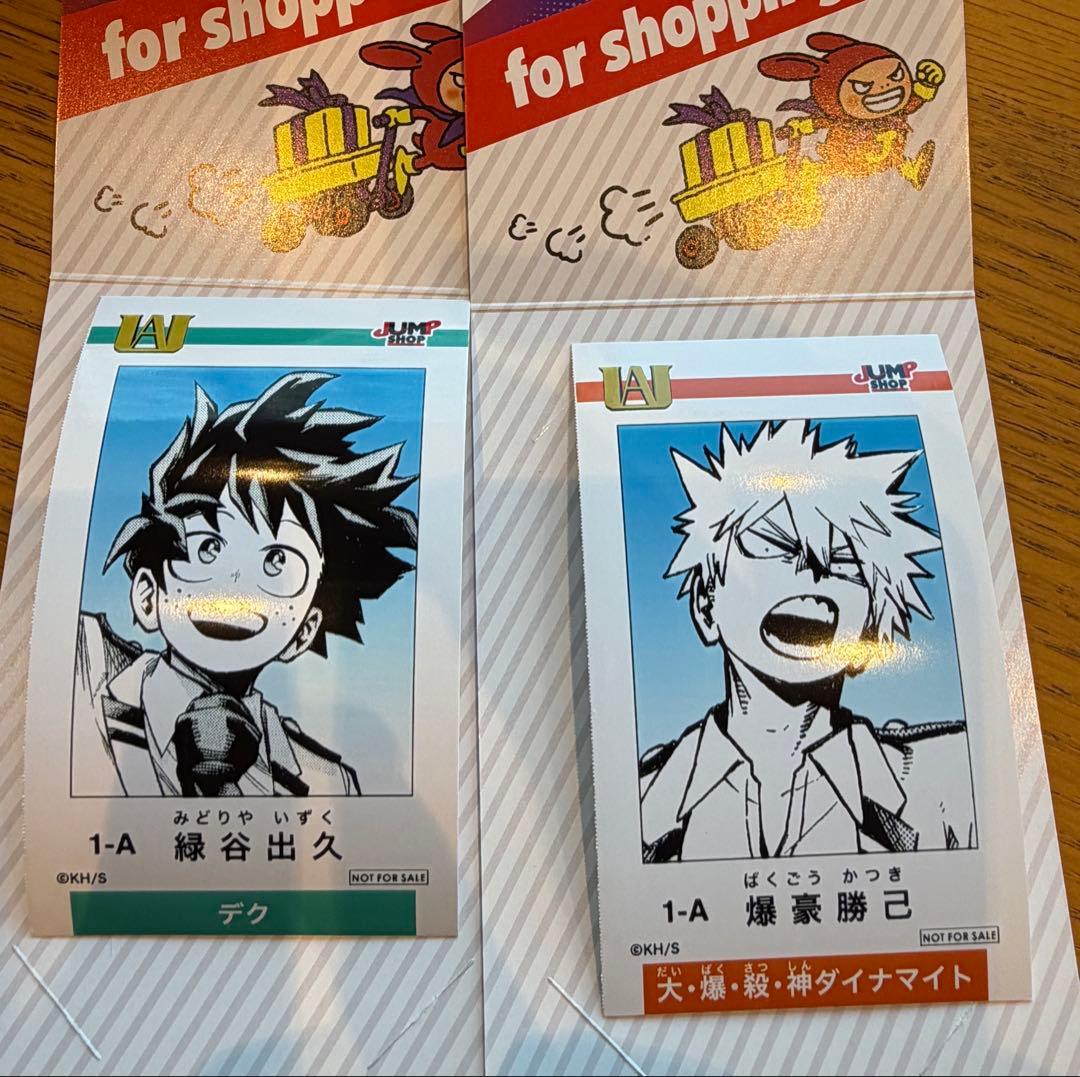 ヒロアカ ジャンプショップ ヒロアカフェア ミニブロマイド 爆豪勝己