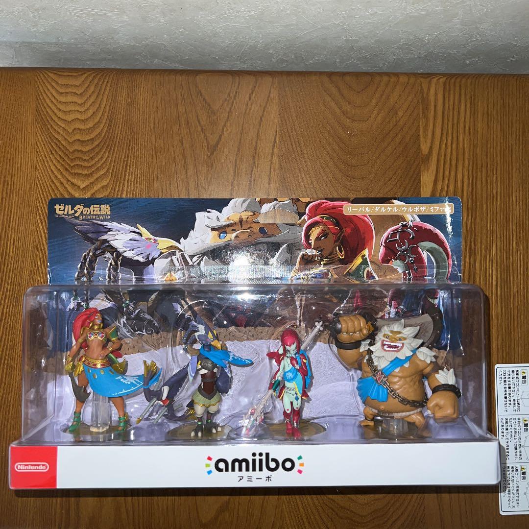 amiibo アミーボ ゼルダの伝説 ブレスオブザワイルド 四人の英傑セット