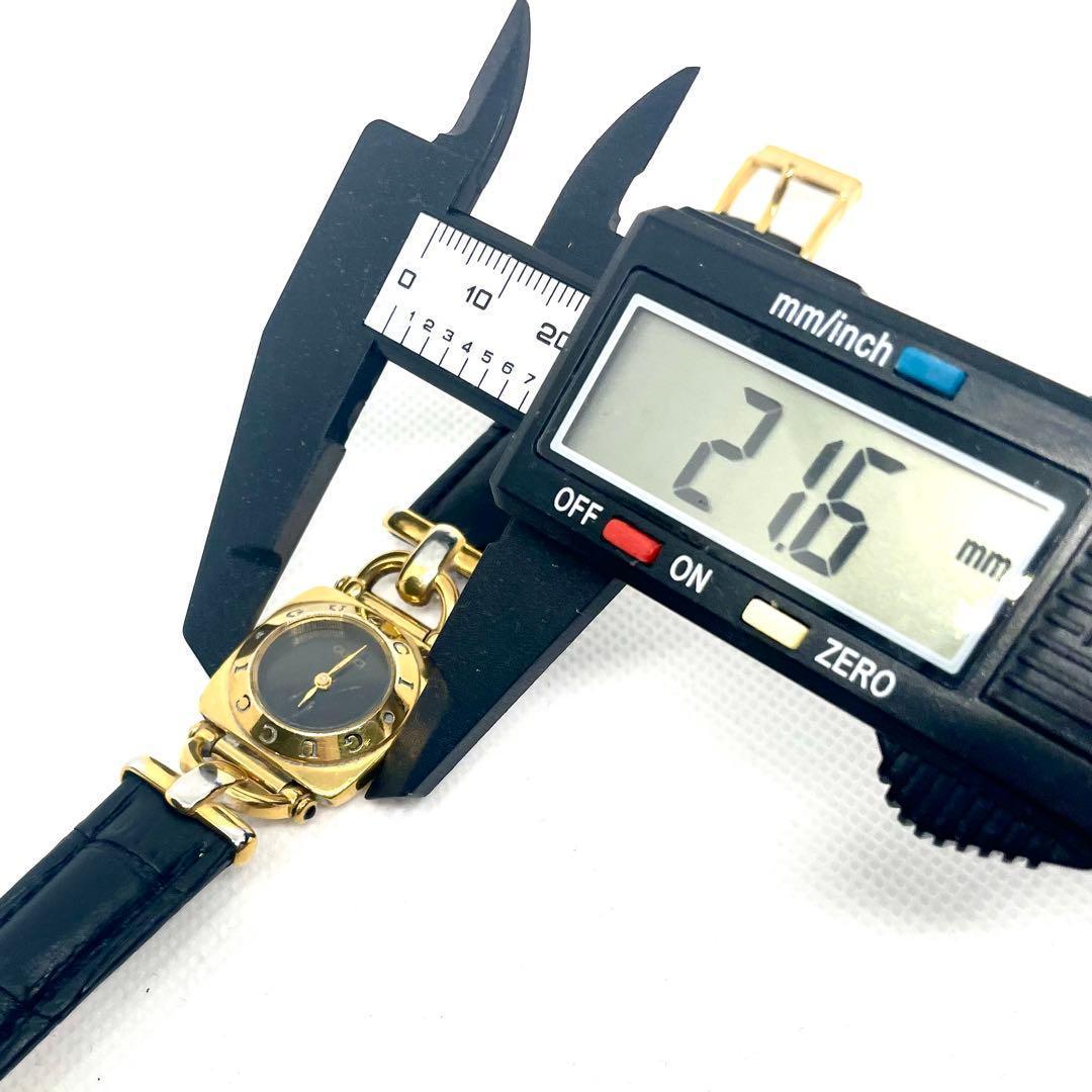 稼働 OLD GUCCI 6300L ホースビット 電池交換済み 新品ベルト社外