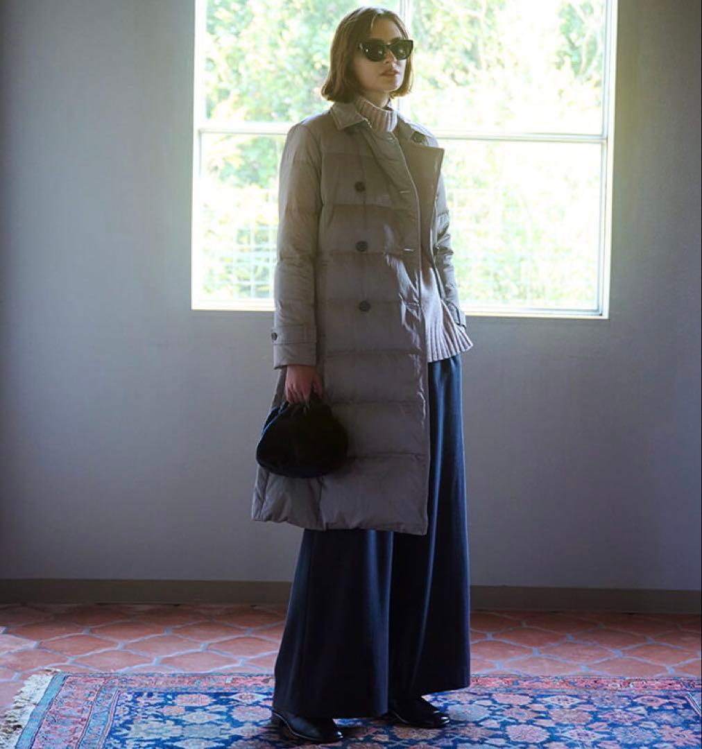 theory luxe 23AW 完売 ダブルブレストダウンコート - メルカリ