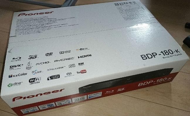 【新品未開封】稀少☆Pioneer ブルーレイプレーヤー BDP-180-K ヨドバシ.com - パイオニア PIONEER BDP-180-K [ブルーレイディスク