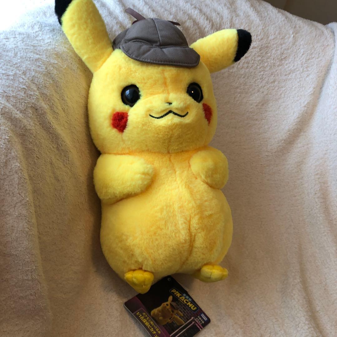 ポケモン 映画 名探偵ピカチュウ 等身大ピカチュウ ぬいぐるみ タカラ