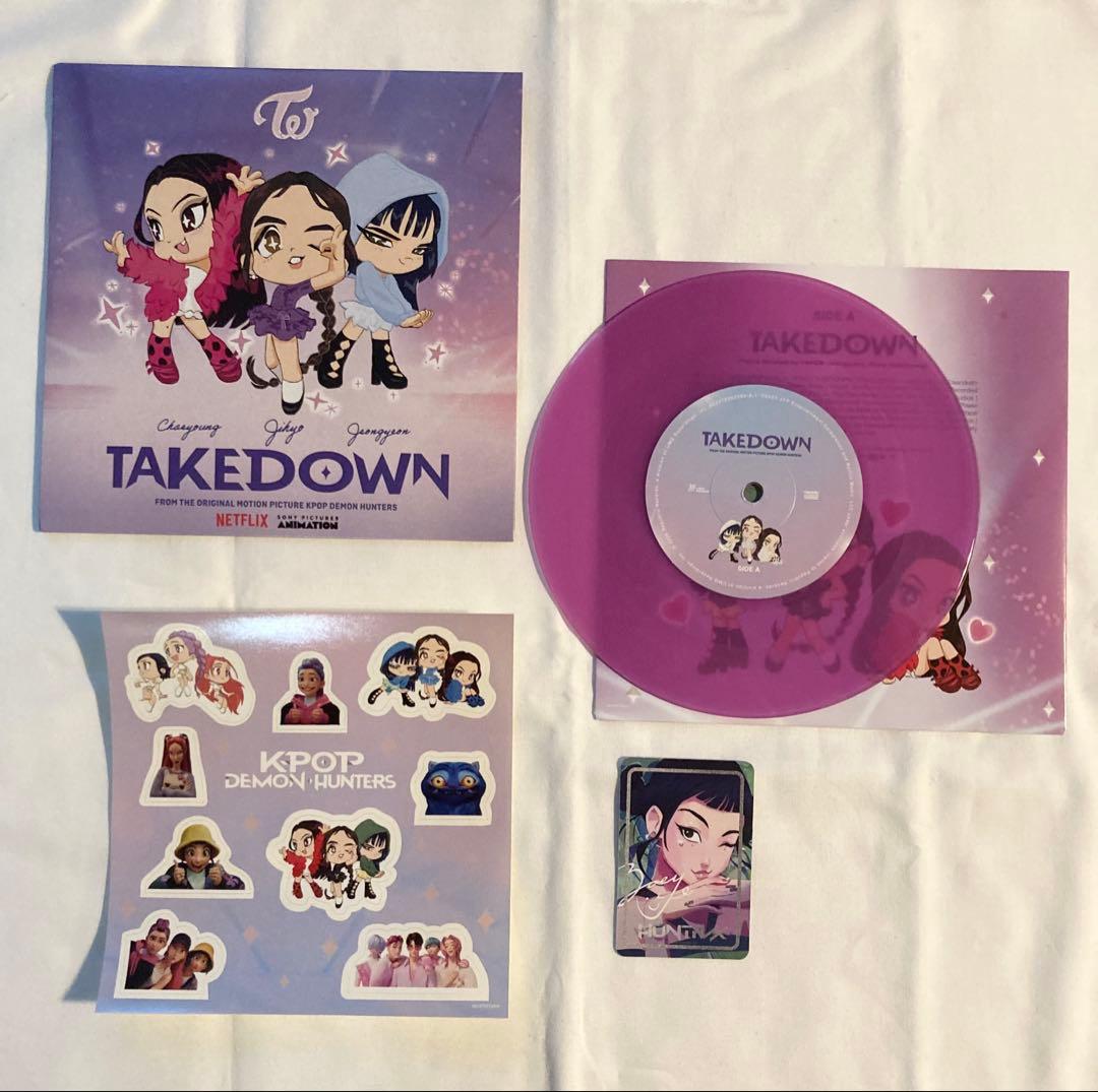 TWICE TAKEDOWN レコード kpop demon hunters - メルカリ