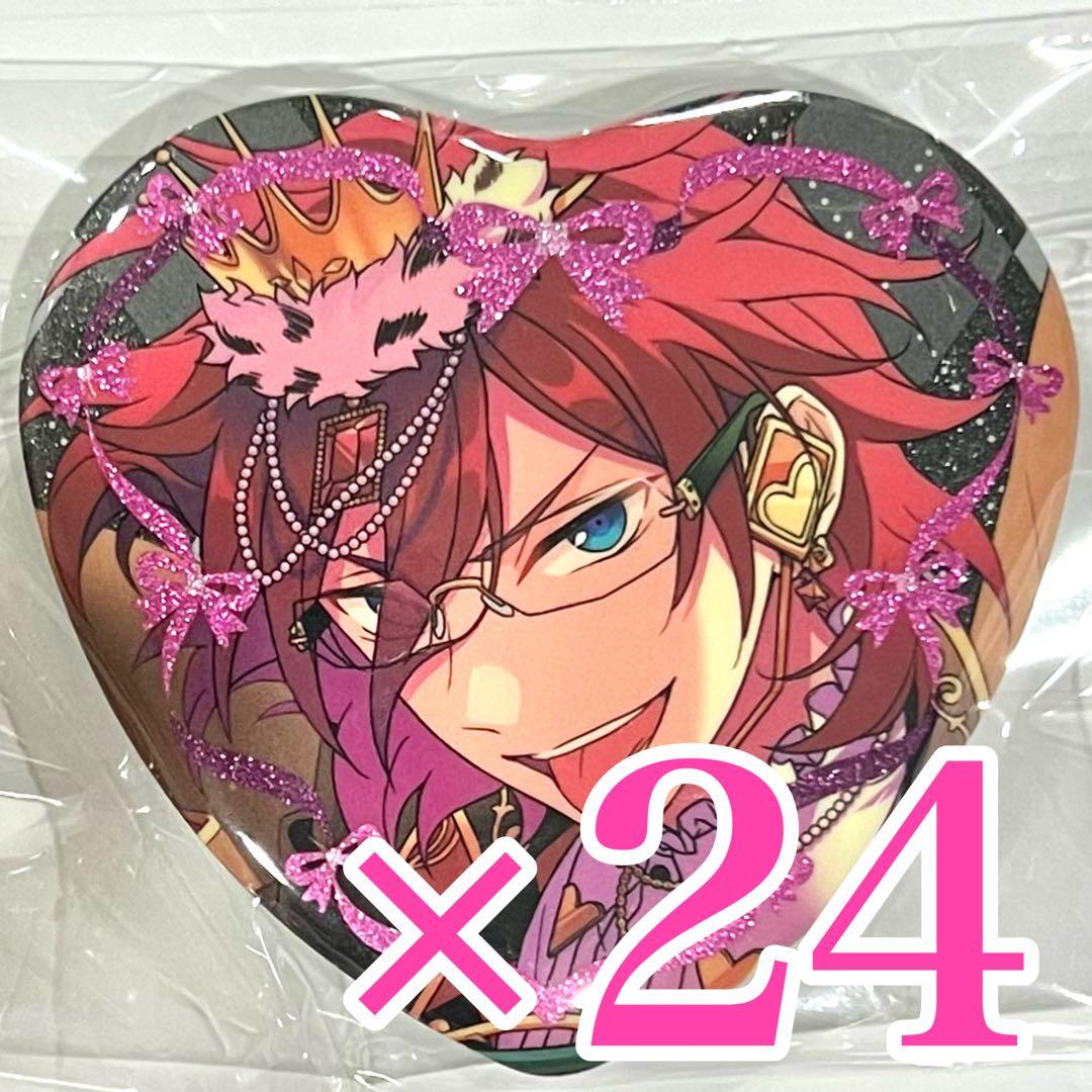 あんスタ ラメキラハート 缶バッジ マルイ ハート缶バッジ 七種茨 あんスタ ラメキラハート 缶バッジ マルイ ハート缶バッジ 七種茨 あん