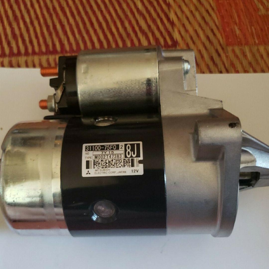 スズキ　新品セルモーター31100-75F02 スズキ ワゴンR MH23S スターターモーター セルモーター 31100-75F02