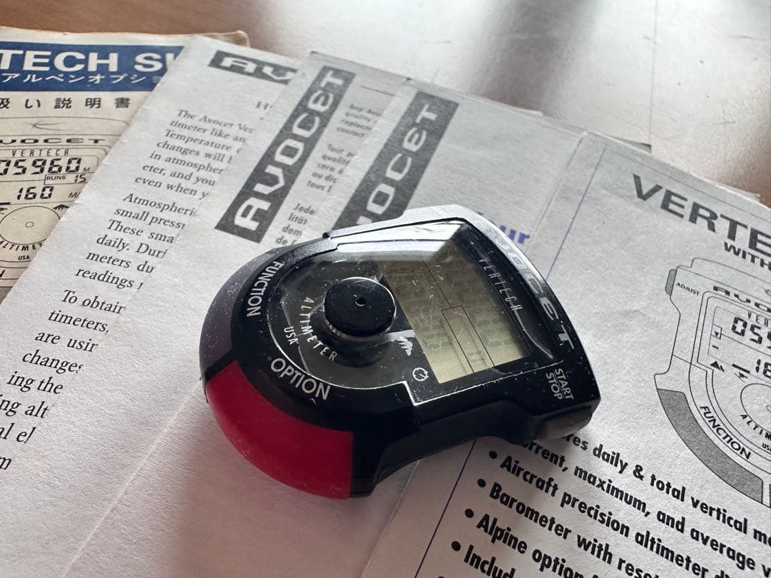 AVOCET VERTECH アボセット デジタル時計 スキー スノボード - メルカリ