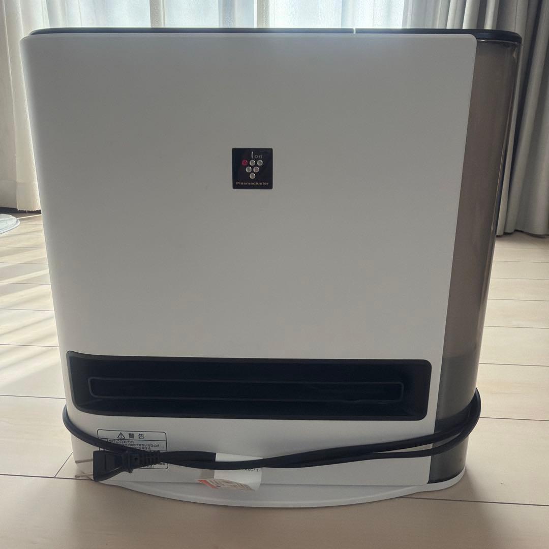 SHARP 加湿セラミックファンヒーター HX-RK12-W 2022年製 美品 シャープ HX-RK12 加湿セラミックファンヒーター 1200W ブラウン系