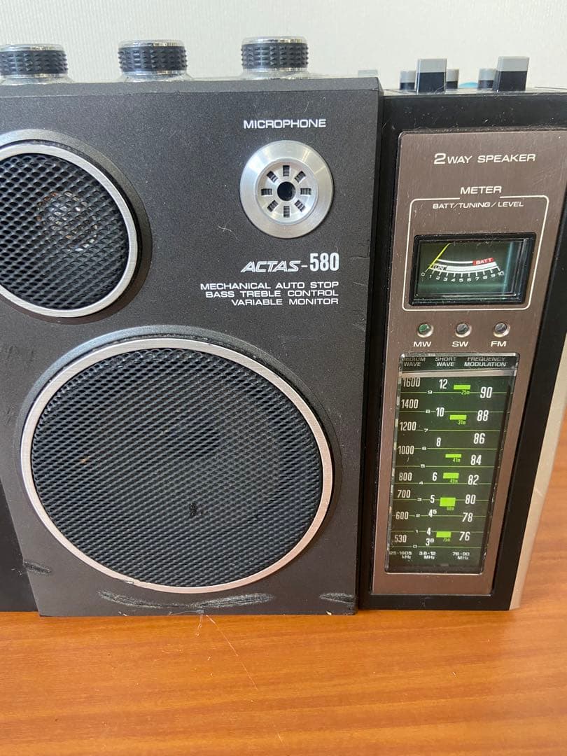 TOSHIBA RT-580F ラジカセ 東芝 ACTAS-580 - メルカリ