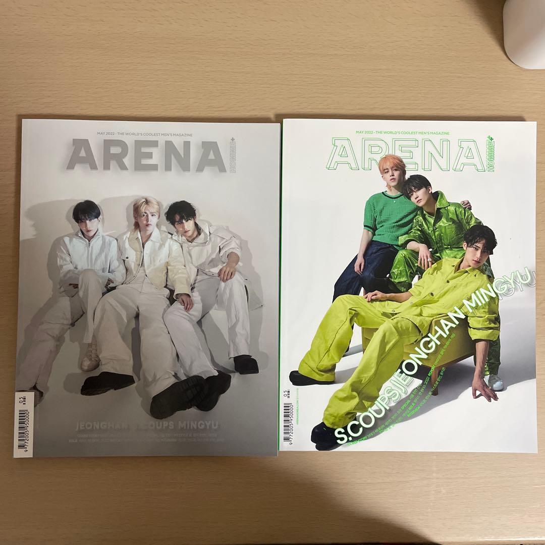 韓国雑誌 ARENA HOMME+ セブチ エスクプス ジョンハン ミンギュ - メルカリ