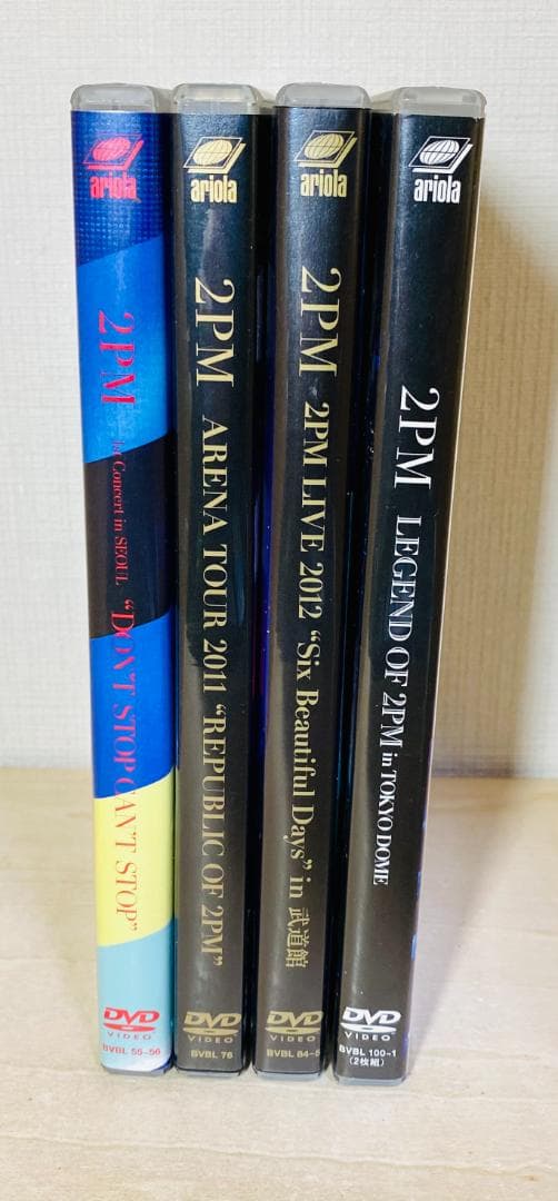 初回限定版】2PM ライブDVD 4枚セット