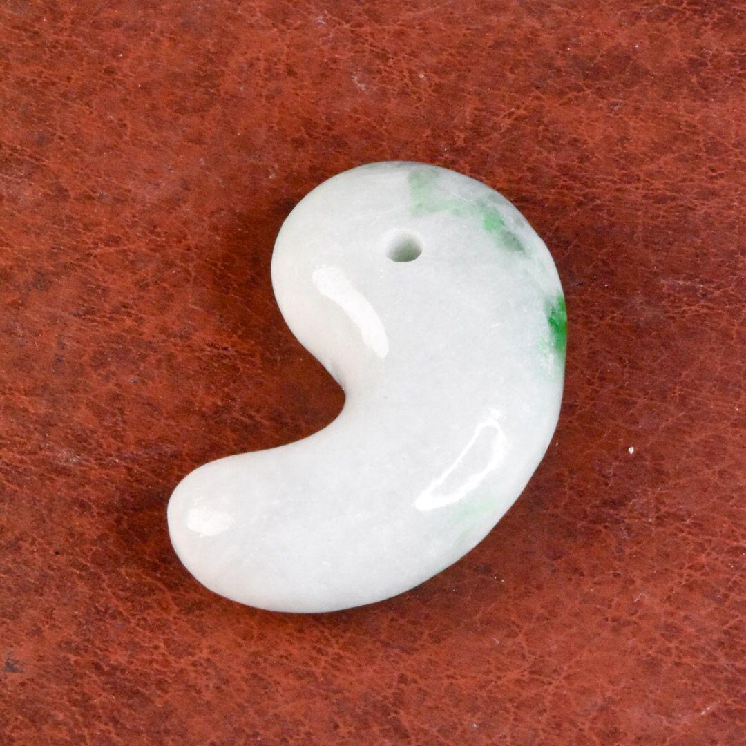 糸魚川小滝産 翡翠勾玉 糸魚川翡翠 ヒスイ 小滝産 薄緑 22mm勾玉 ディレクトリカード付 4.91g