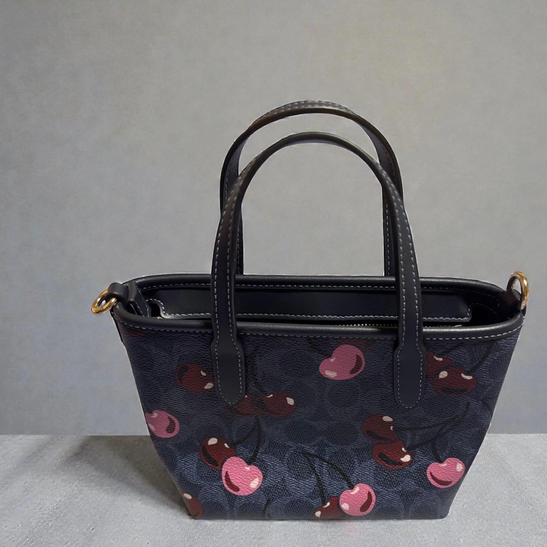 最終値下げ新品コーチ 2way ショルダーバッグ ミニシティ チェリー