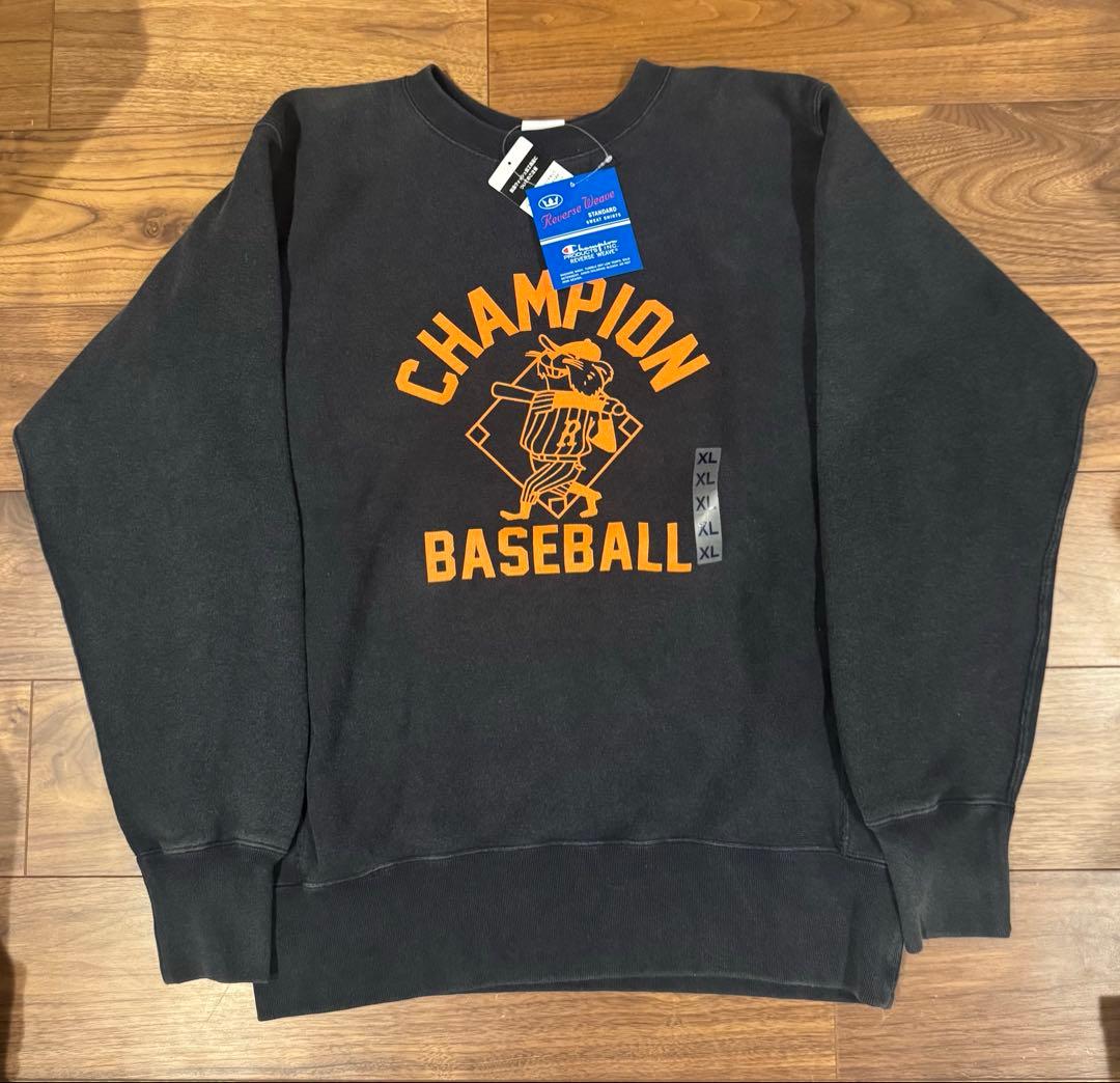 新品】Champion リバースウィーブ XL 黒 - メルカリ