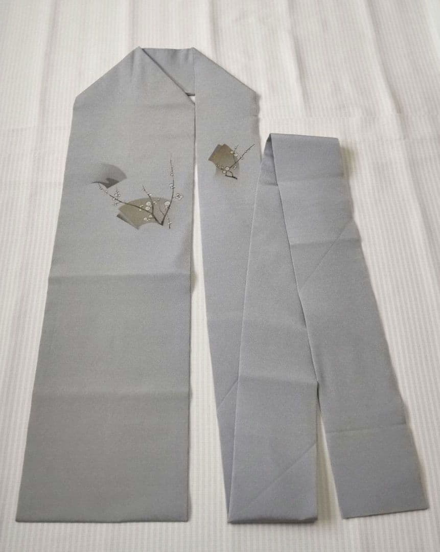 名古屋帯】未使用品✣やわらかな春待ちの梅 ― 手描き 406cm - メルカリ