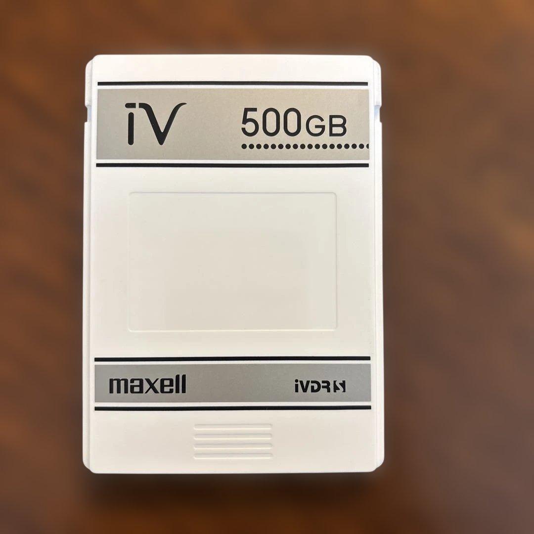 iVDR-S maxell ハードディスク 容量500GB ケース有 シール有③ - メルカリ