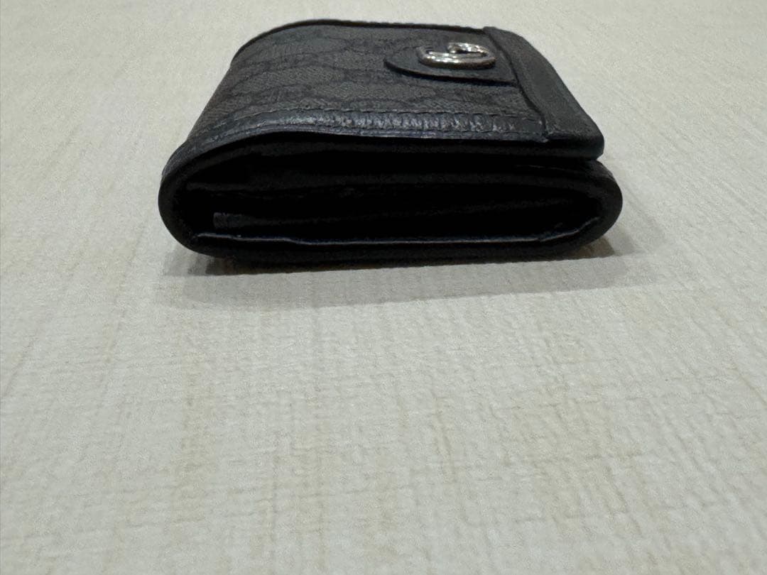 GUCCI カードケース 名刺入れ オフディア GGマーモント グレー - メルカリ