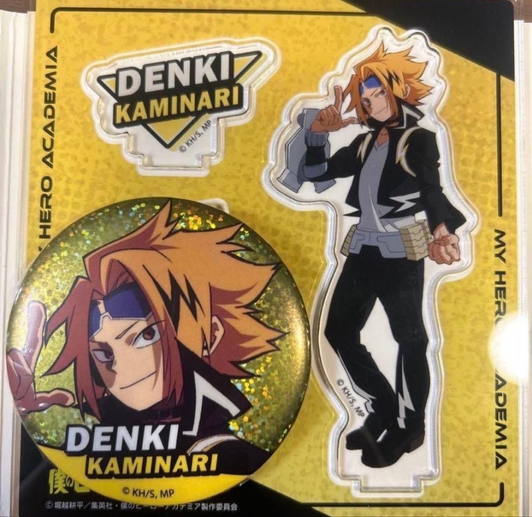 ヒロアカ 百均 アクスタ 缶バッジ 上鳴電気 - メルカリ