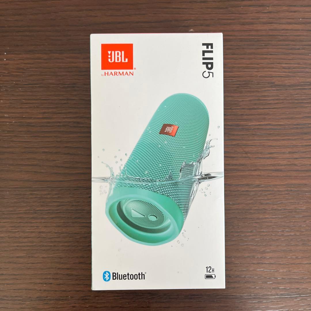 【新品・未開封】JBL FLIP5 スピーカー グリーン(カラー：ティール) スピーカー JBL ジェイビーエル Bluetooth FLIP5 ティール
