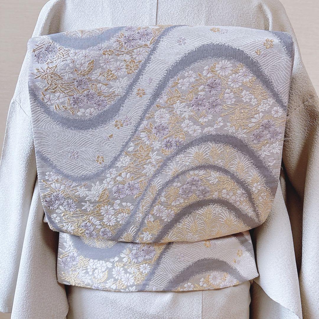 難あり 訪問着 裄65 スワトウ 蘇州 刺繍 卒業式 入学式 S 緑 水色