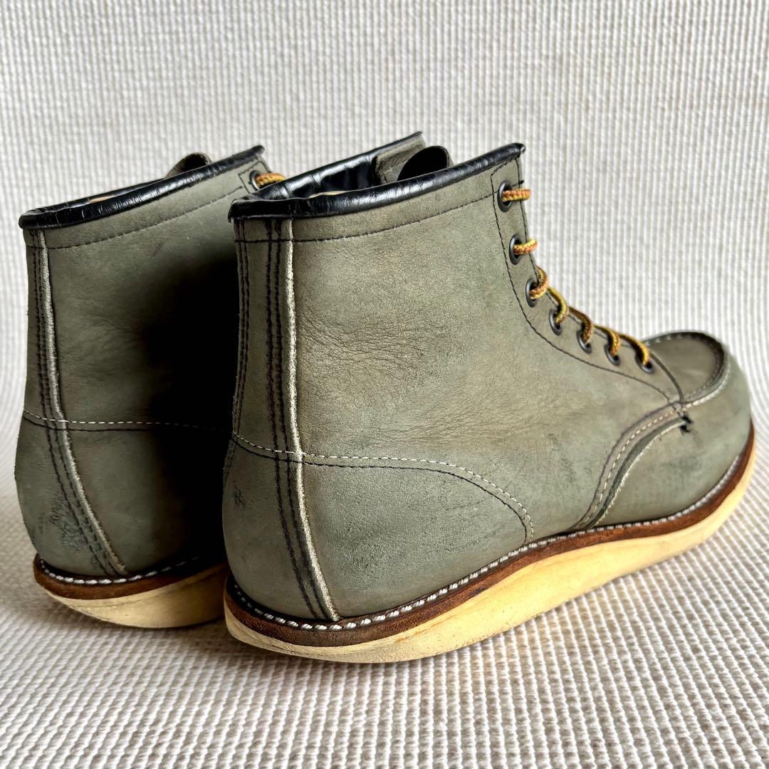 希少限定】レッドウィング 2883 モスグリーン ヌバック 2000年製 8D