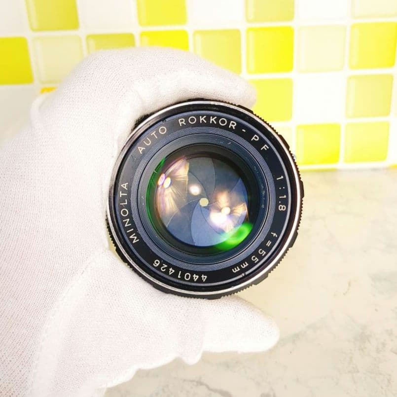 MINOLTA ROKKOR−PF 55mm f1.8 単焦点 レンズ - メルカリ