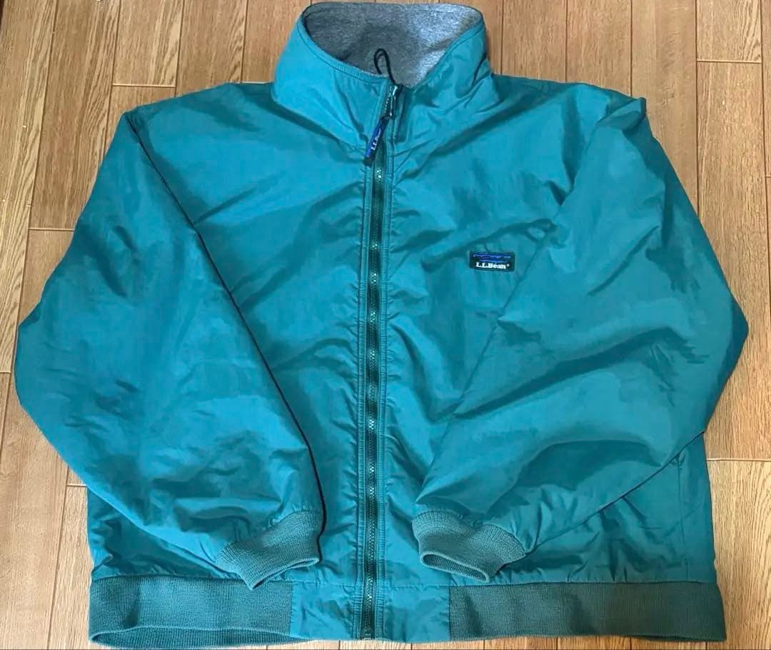 90s L.L.bean USA製ウォームアップジャケットXL シェルドシンチラ